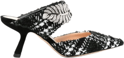 Monstera wool 70mm mules