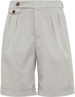 garment-dyed Bermuda shorts