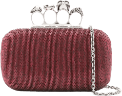 Four Ring Beaded clutch bag