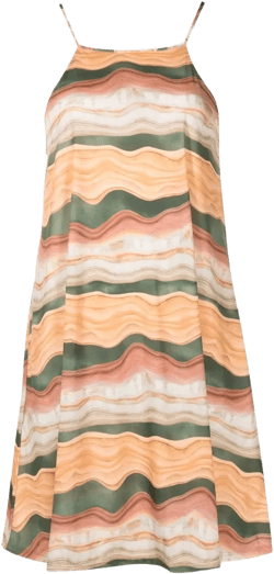 Isis square-neck mini dress