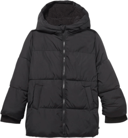 GAP Girls' Warmest Puffer Jacket Medium True Black