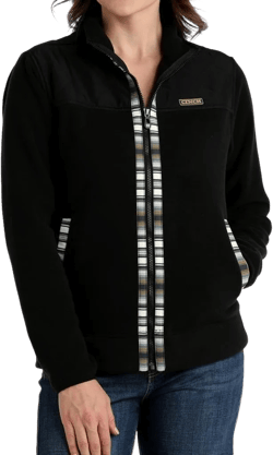 Cinch Women's Fleece Jacket Large Black