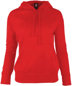 EG PRO Tech Fleece Women's Pullover Hoodie Red L