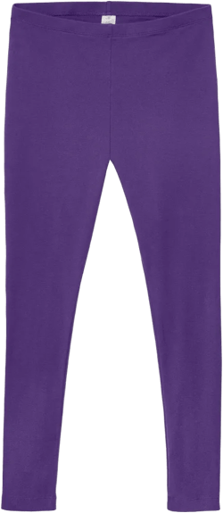 City Threads Women's Soft 100% Cotton Leggings, USA-Made Comfortable Everyday Wear (Regular Fit) - Purple - S