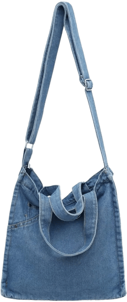 Womens Denim Shoulder Purses and Handbags, Casual Messenger Bag Tote Crossbody Purse Daily Hobo Bag