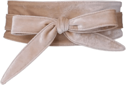 Women's Velvet Self Tie Wrap Around Waist Belt Wide Waistband Cinch Dress Belts