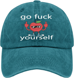 Go Fuck Yourself Hat Womens with Design Ball Caps for Women Cycling Caps Humor Unique Gifts for Plumber
