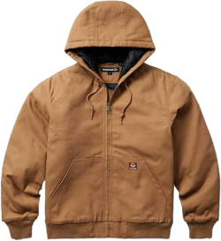 WOLVERINE Men's Jaxon Hooded Jacket, Whiskey (as1, alpha, xx_l, regular, regular)
