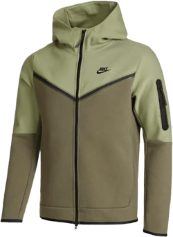 Nike Men's Sportswear Tech Fleece Men's Full-Zip Hoodie Sweatshirt Jacket Green (as1, alpha, x_l, regular, regular, XL)