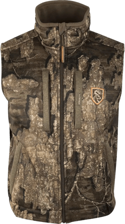Drake Waterfowl Men's Silencer Fleece with Agion Active XL Hunting Vest Realtree Timber Small