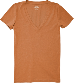 J.Crew Mercantile Women's Short Sleeve Vintage-Cotton V-Neck Tee at Amazon Women’s Clothing store