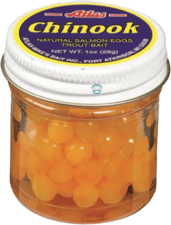 Atlas Mike's Chinook Cheese Salmon Fishing Bait Eggs, 1-Ounce, Yellow