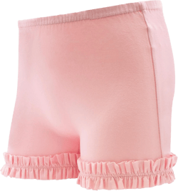 by Wee Ones Ruffle Modesty Cartwheel Shorts in Toddler, Girl, and Pre-Teen Sizes 4-6 Years Light Pink