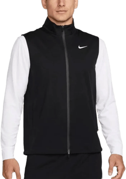 Nike Men's Storm-FIT ADV Full-Zip Golf Vest, Black, MEDIUM-TALL