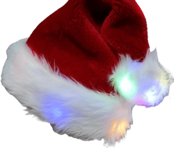 Santa hat, Christmas hat with Light Built in, Light up Christmas hat with Colorful LED Strip Lights Santa Claus Hat, for Party Women Men Kids : Clothing, Shoes & Jewelry