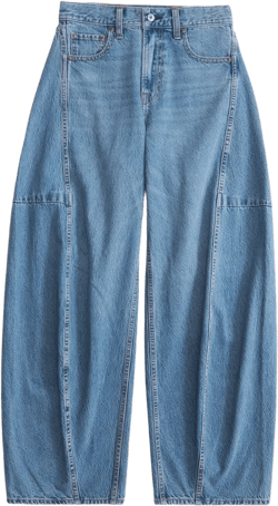 Mid Rise Ultra Barrel Jean