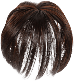 Hair Bangs Toupee Mini Hair Clips Hair Toppers Invisible Human Hair Toppers with Bangs Clip in Topper Wiglets Hairpieces for Women Hair Loss Cover Gray Hair Brown Wig