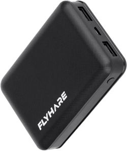 Flyhare Heated Vest Battery Pack 10000mAh 5V 2A, Battery Pack for Heated Vest, Rechargeable Power Bank for Heated Vest USB Input/Type-C Output