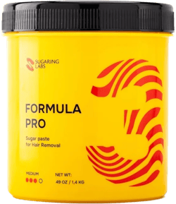Sugaring Paste FORMULA PRO for Hair Removal MEDIUM for All Hair Types, Brazilian bikini, Legs, Arms, Sugar Wax Kit 49 oz/ 3 lb