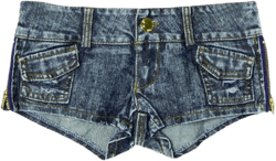 Sexy Low Waist Zipper Denim Ultra Shorts Jeans DJ Pole Dance Shorts for Women Nightclub