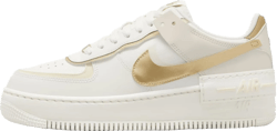 Amazon.com | Nike Air Force 1 Shadow Women's Shoes (DZ1847-108, ail/Coconut Milk/Metallic Gold) Size 6 | Fashion Sneakers