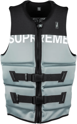 Ronix Supreme - Yes - US/CA CGA Life Vest, Charcoal Grey/Black