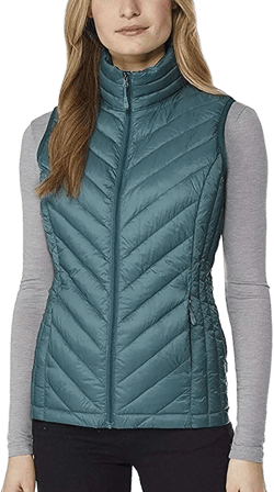 32 DEGREES Heat Womens Packable Vest S Cold M Green Small Cold Green
