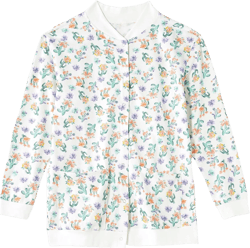 AmeriMark Women Fleece Snap Button Cardigan Sweatshirt Coat – Ladies Soft Lightweight Warm Long Sleeve Jacket with Pockets 1X Cactus