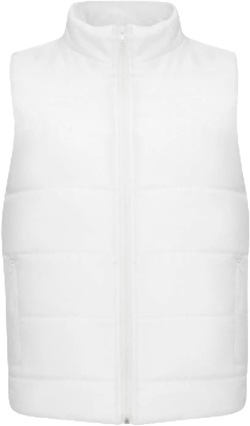 Men's Packable Insulated Puffer Vest with Zipper Pockets Lightweight Warm Winter Sleeveless Jackets for Golf Running White X-Large