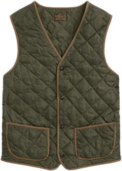 Ralph Lauren Men's Green Ralph Lauren Quilted Liner Vest
