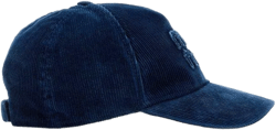 Women's Blue Corduroy Baseball Cap