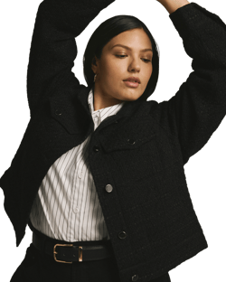 Tweed Lady Jacket - Black