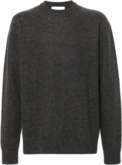 crew-neck wool jumper