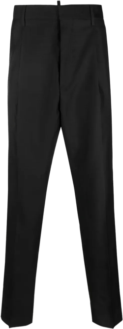 Cigarette tailored-cut trousers