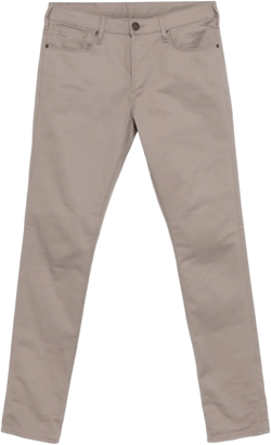 logo-plaque slim-fit jeans 