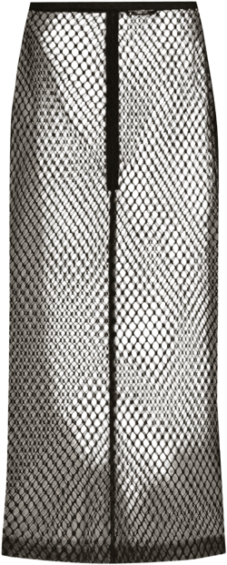 mesh pencil skirt