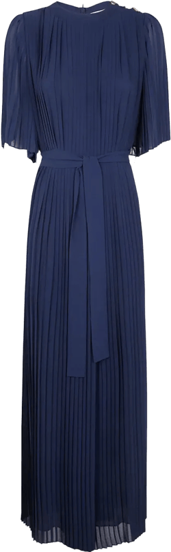 pleated jumpsuit