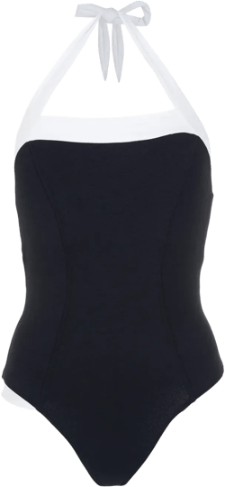 two-tone swimsuit
