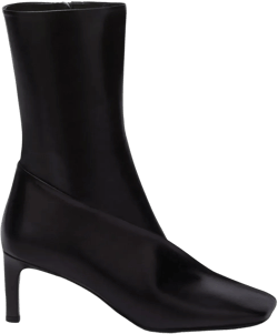 square-toe ankle boots 