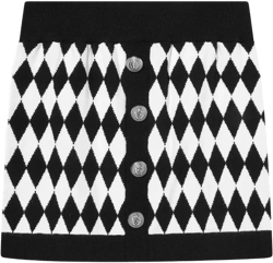 geometric-print skirt 