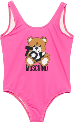 teddy bear-print swimsuit