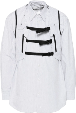 trail vest striped shirt