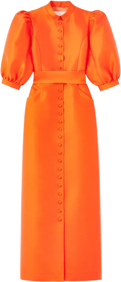 Amoako satin midi dress
