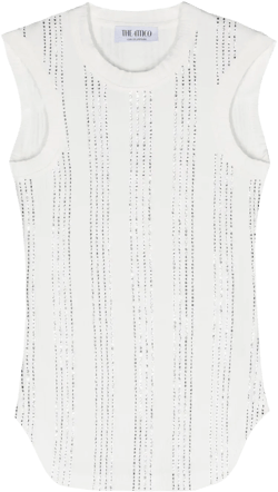 Reese crystal-embellished tank top