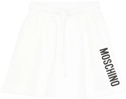 logo-print skirt
