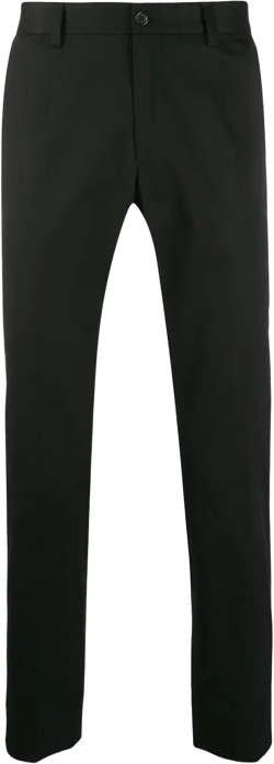 stretch-cotton tailored trousers