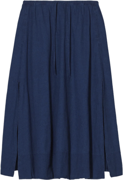 slit midi skirt
