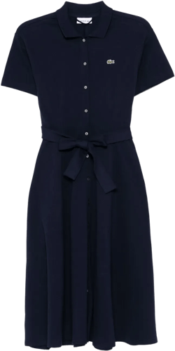 mini-piqué polo dress