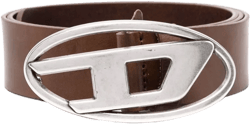 1DR logo-buckle leather belt
