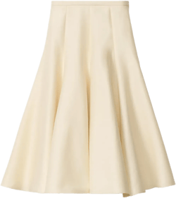 A-line midi skirt
